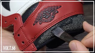 [Custom Shoes] AJ1 Chicago Lost and Found Crack Custom