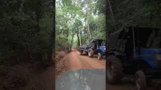 off-road in jungle #random #forest #beautiful #jeep #diesel #car #offroad