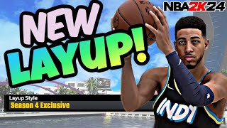 This MIGHT be the BEST LAYUP in NBA 2K24! New Layup Package for Season 4 NBA 2K24!