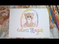 Cute teddy bear drawing | relaxing colored pencil illustration (no talking) by Colora Magic