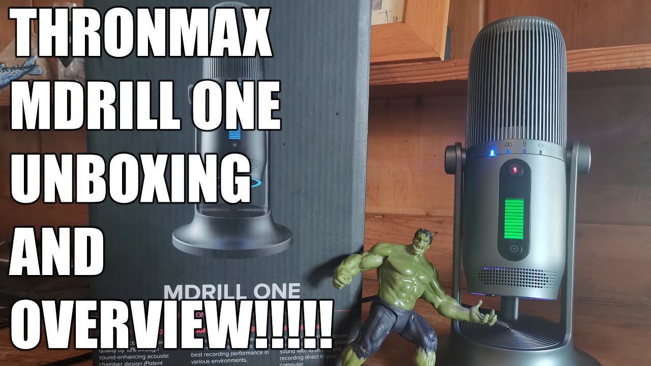 Thronmax MDRILL One USB Condenser Microphone Unboxing and Overview