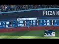 Daulton Varsho makes a remarkable leaping catch at the wall!