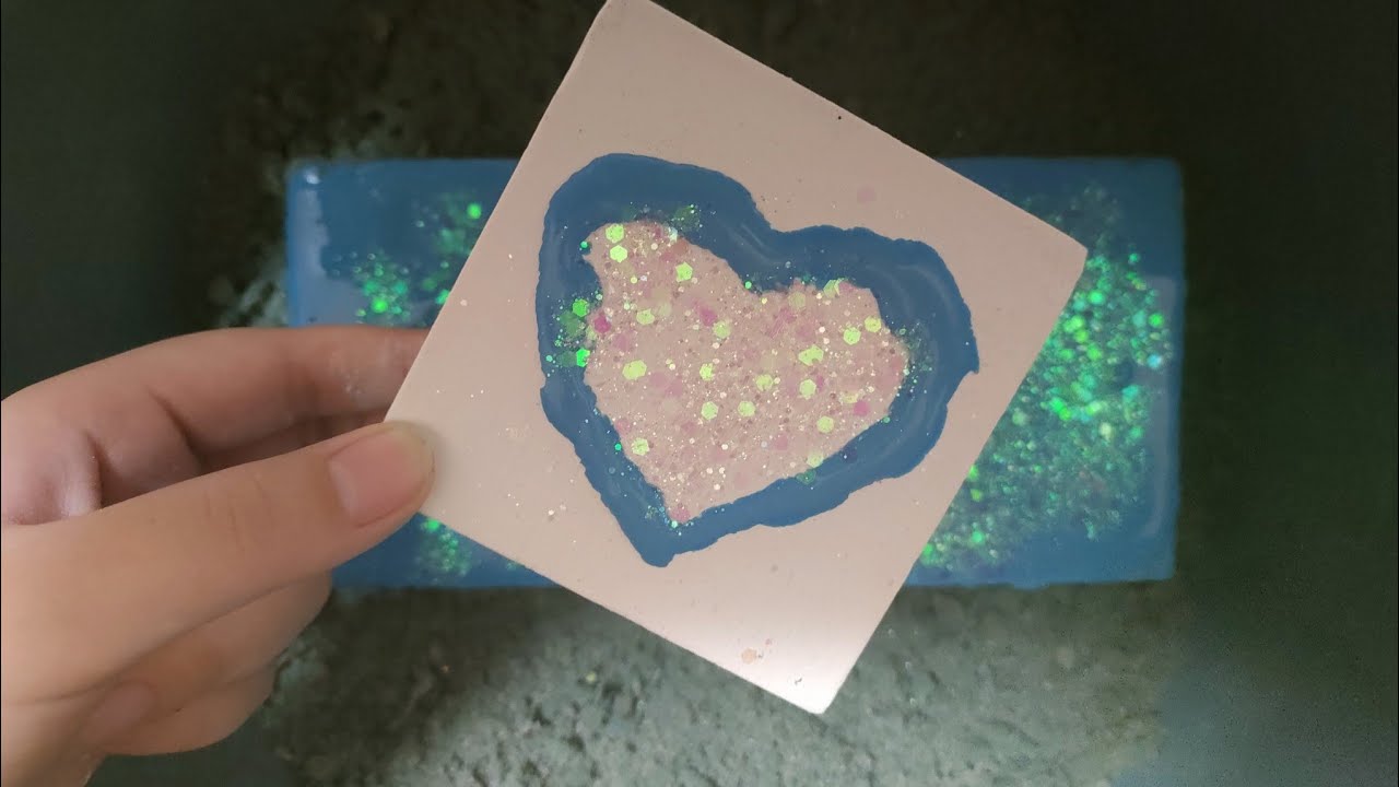 ASMR Dry SEC Floral Foam Crush with Gym Chalk and Pigments YouTube