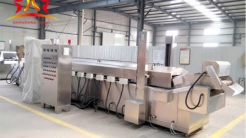 Automatic fried dough twist Continuous Fryer Machine Frying Machine for Snacks