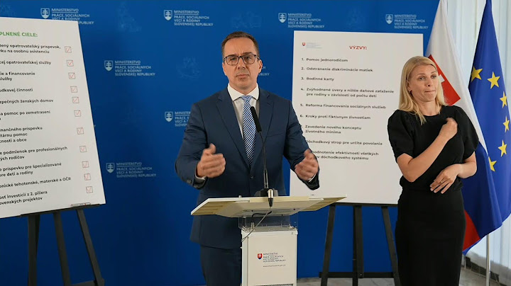 TK premiéra R. Fica a ministra E. Tomáša po rokovaní na Ministerstve práce sociálnych vecí a rodiny