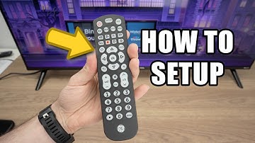 How to Program Your GE Backlit Universal Remote Control + CODES LIST
