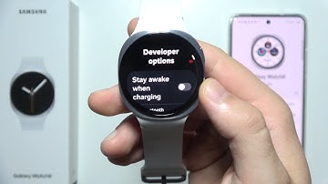 SAMSUNG Galaxy Watch 8: How to Enable Developer Options