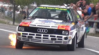 CRAZY Christof Klausner at Rally Legend 2019! - Audi Quattro SHOW ft. Burnouts & Flames!