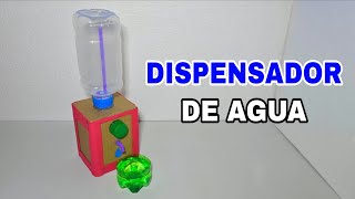Cómo Hacer un Dispensador de Agua con Cartón | Idea Genial Para Estudiantes
