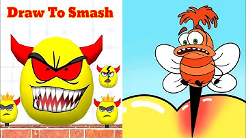 DRAW TO SMASH : Logic Puzzle -  Save The Dog vs HELP OUT STORY: Brain Puzzle - ASMR Gameplay.