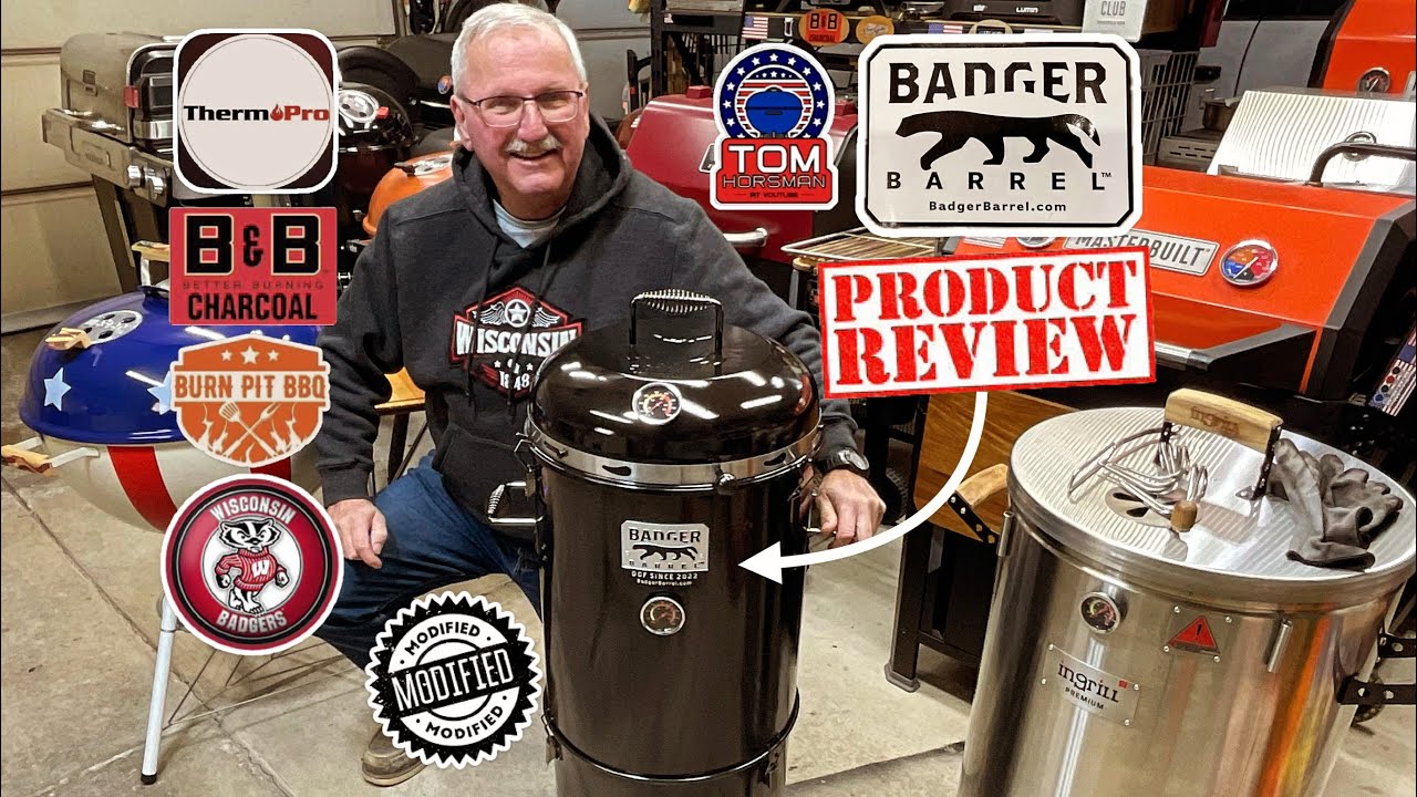 Честный отзыв о угольной коптильне-гриле Badger Barrel! / 350 долларов. Лучше, чем PBC?