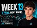 Week 13 Analysis – 8 Pairs, Waiting for the Right Moment