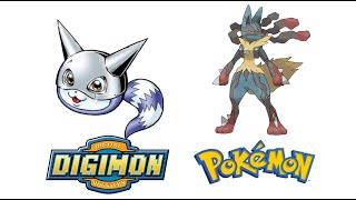 Digimon-Pokemon Fusion Kapurimon Mega Lucario