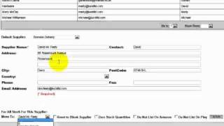 SellerExpress Supplier Screen