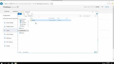 * 3.6 FileMaker Server Backup Strategy