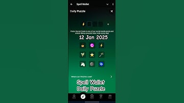 Spell Wallet Puzzle Today 12-01-2025 | Spell Wallet Daily Puzzle