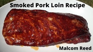 How To Smoke A Pork Loin  Low & Slow  using a Charcoal Grill