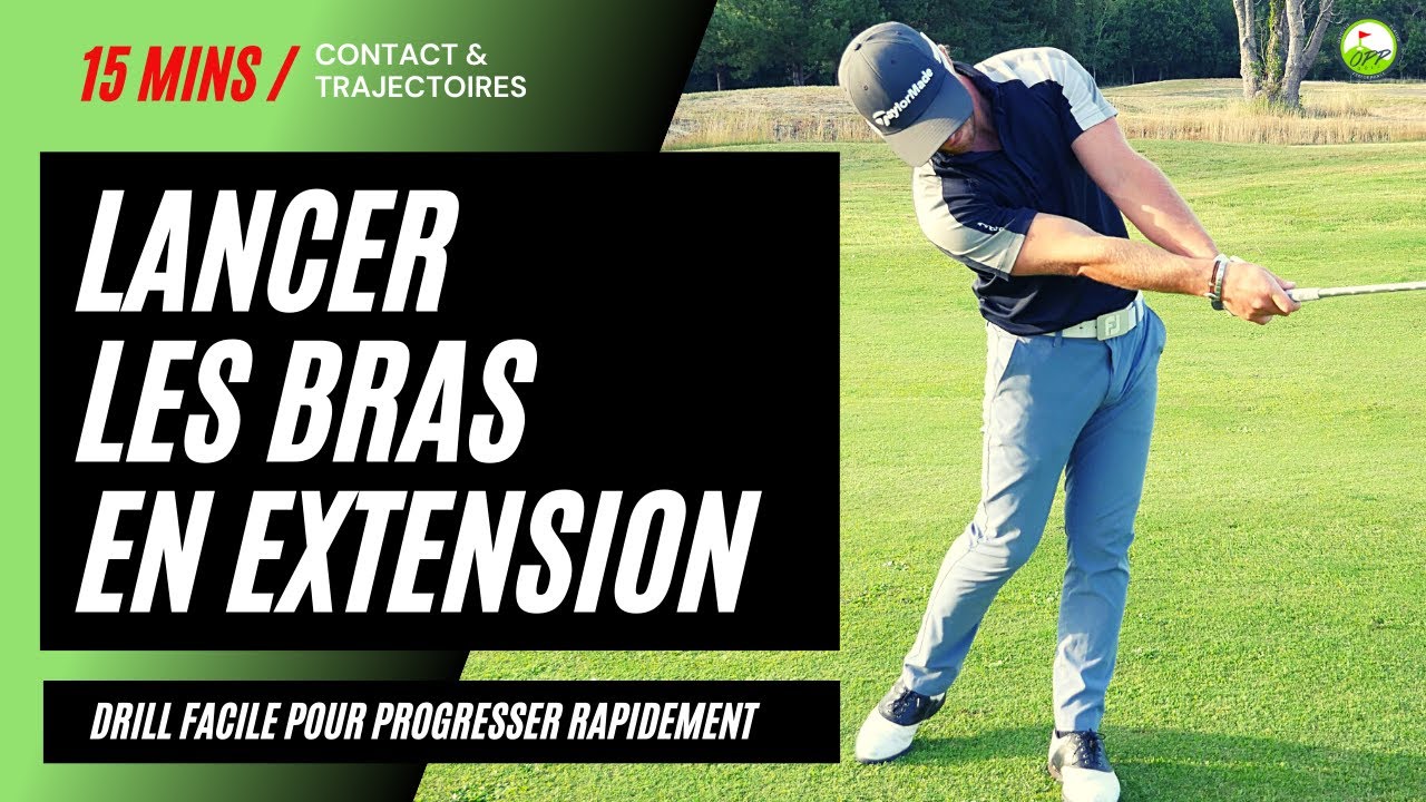 COMMENT RELACHER LES BRAS ET LE CLUB EN EXTENSIONS APRES L'IMPACT COURS DE GOLF EN LIGNE YouTube