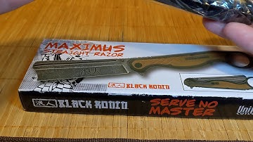 United Cutlery Black Ronin Maximus Straight Razor UC3416