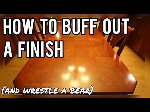 How to Buff Out a Finish | Furniture Refinishing Tips | John Bear Woodworks
