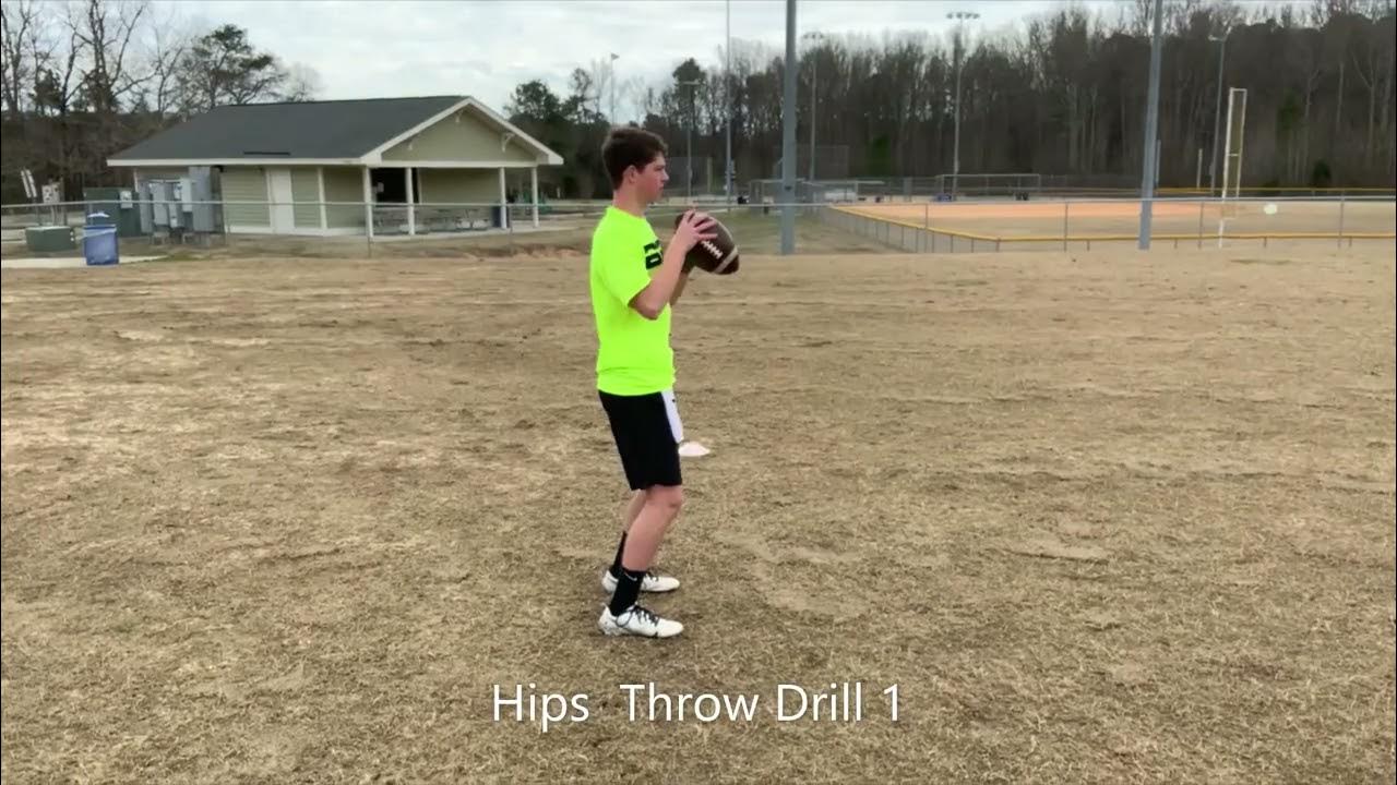 4 QB Throwing Drills to Develop Throwing Mechanics, Footwork and Throwing Accuracy Year Round