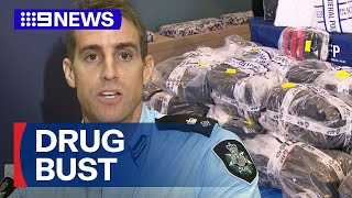 Man charged after drugs washed up on NSW beach | 9 News Australia