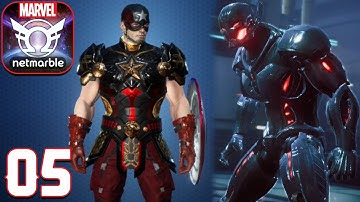 MARVEL Future Revolution Gameplay Walkthrough Part 5 Captain America (Android, iOS)