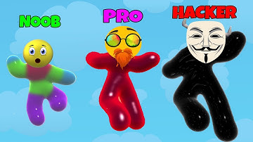 NOOB vs PRO vs HACKER in Blob Runner 3D