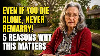 After 65: Never Remarry! 5 Reasons Senior Women Must Know | Elderly wisdom