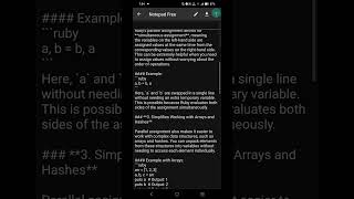 The Value of Parallel Assignment in Ruby | Deep Dive Tutorial for Developers