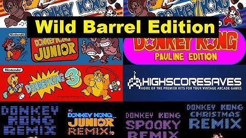 3DK Ultimate Donkey Kong Multigame Kit - Wild Barrel