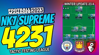 FM23 Tactic Testing League V23.4 - NK7 SUPREME 4231 - Football Manager 2023 screenshot 3
