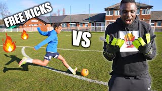 Forfeit Free Kick Soccer Challenge vs Dad!
