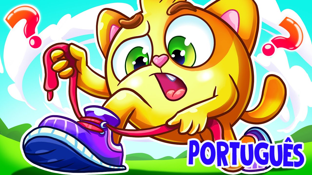 Canção de Amarrar os Sapatos 👟😢 | Canções Divertidas para Crianças 😻🐨🐰🦁 Baby Zoo