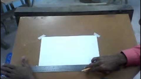 Drawing tips - Using the T Square and Set Square