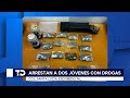 Dos jóvenes son detenidos en posesión de droga en la colonia Santa Lucía en Escobedo