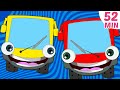 Wheels on The Bus Plus More Nursery Rhymes Collection | 52 Minutes Compilation by HooplaKidz