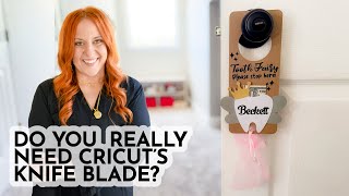 Do I REALLY need Cricut's Knife Blade?  A Chipboard Project!