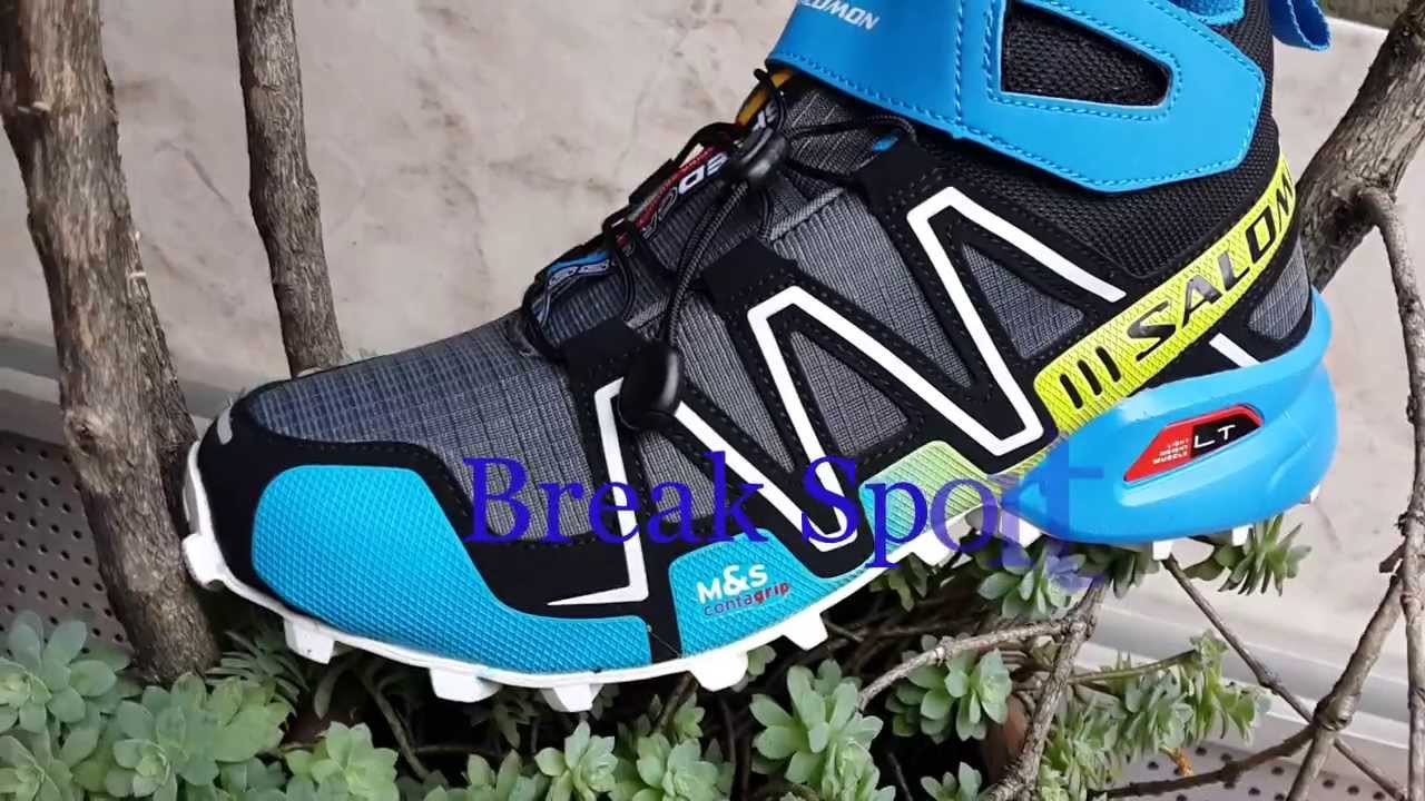 BOTAS SALOMON SPEED CROOS 3 - YouTube
