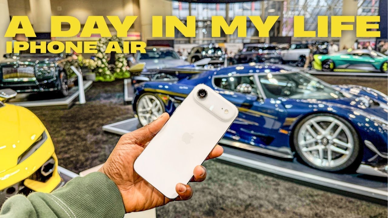 iPhone Air Real Day In The Life Review (Battery & Camera Test) - YouTube