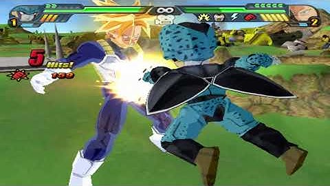 Dragon Ball Z Budokai Tenkaichi 3: Cell Jr. vs. SSJ Trunks