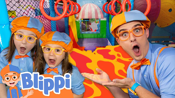 Blippi Plays Floor is Lava and Finds Shapes! 🔥🔷 Can Layla and Myka Spot Them All?