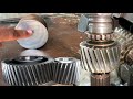 Making a New Helical Out of Cast Iron Round Bar || Helical Gear Machining & Milling