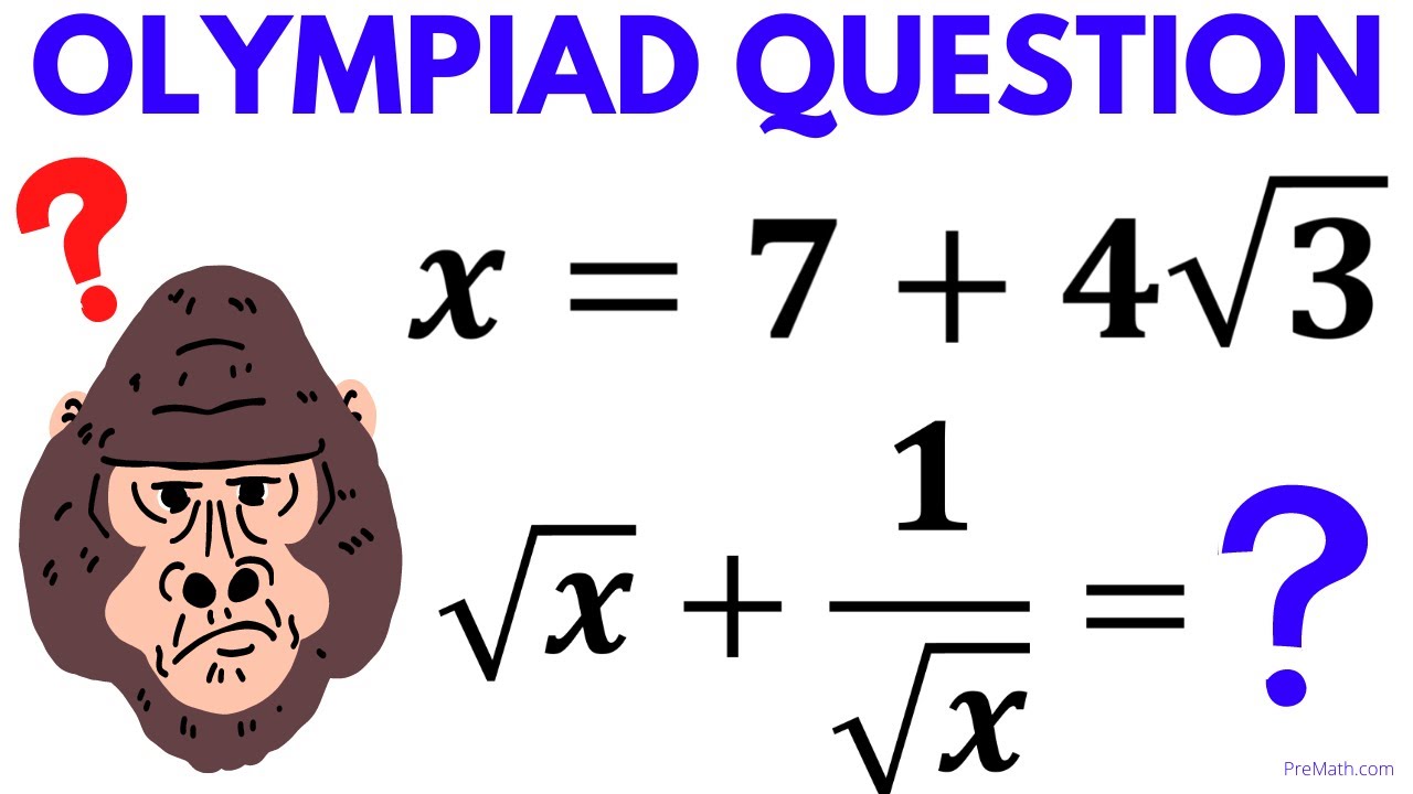 Math Olympiad Training: Find the Value of x^(1/2)+1/x^(1/2) Quickly!