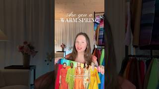 Are you a warm Spring? 🌞🧡 #coloranalysis