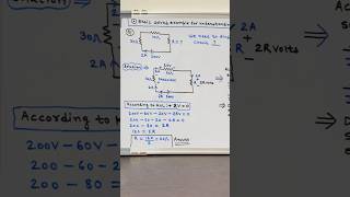 Basic concept related to Kirchoff’s (KVL) law 💡 || #shorts #electrical #electronics #education