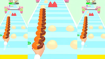 Donut Stack Run Race 3D - best android walkthrough run with ASMR level gameplay