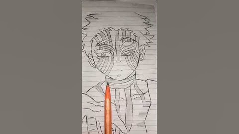 draw akaza ❤️ #animedrawing #akaza #anime #demonslayer