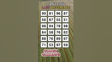 CAN YOU FIND LAST ONE? Find 3 pairs of identical numbers/Dementia Prevention Quizzes/Tests.No.449