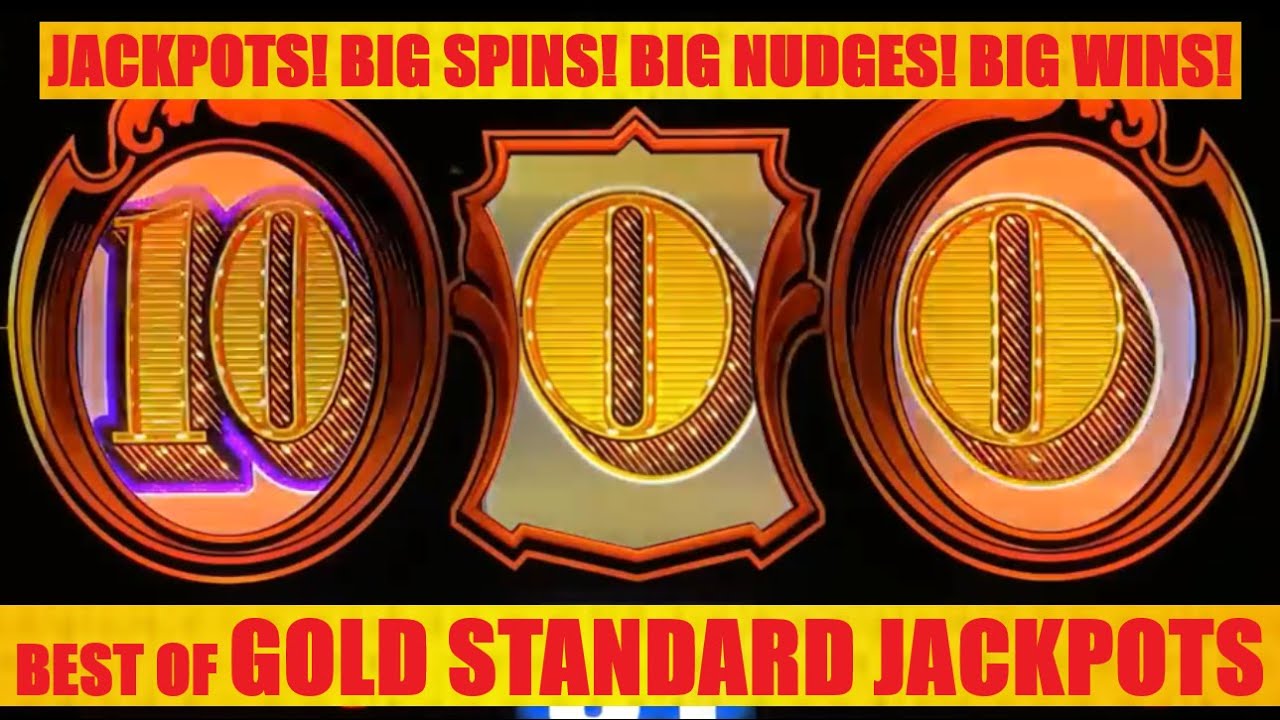 HUGE WINS! ALL profit on GOLD STANDARD JACKPOTS! Wheel Spins! BIG NUDGES! Jackpots! Cash Machine!